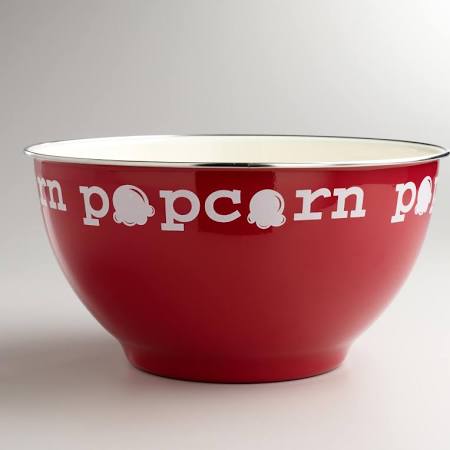 World Market Popcorn Bowl