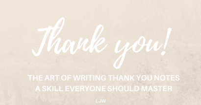 The Number 1 Reason Why You Should Write Thank You Notes