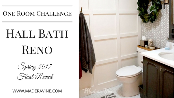 One Room Challenge: Bathroom Remodel Final Reveal