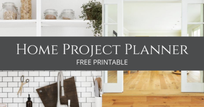 FREE Home Project Planner