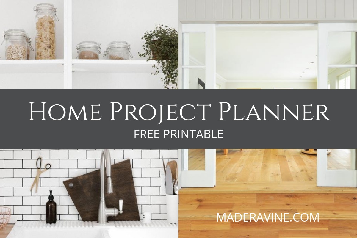 FREE Home Project Planner