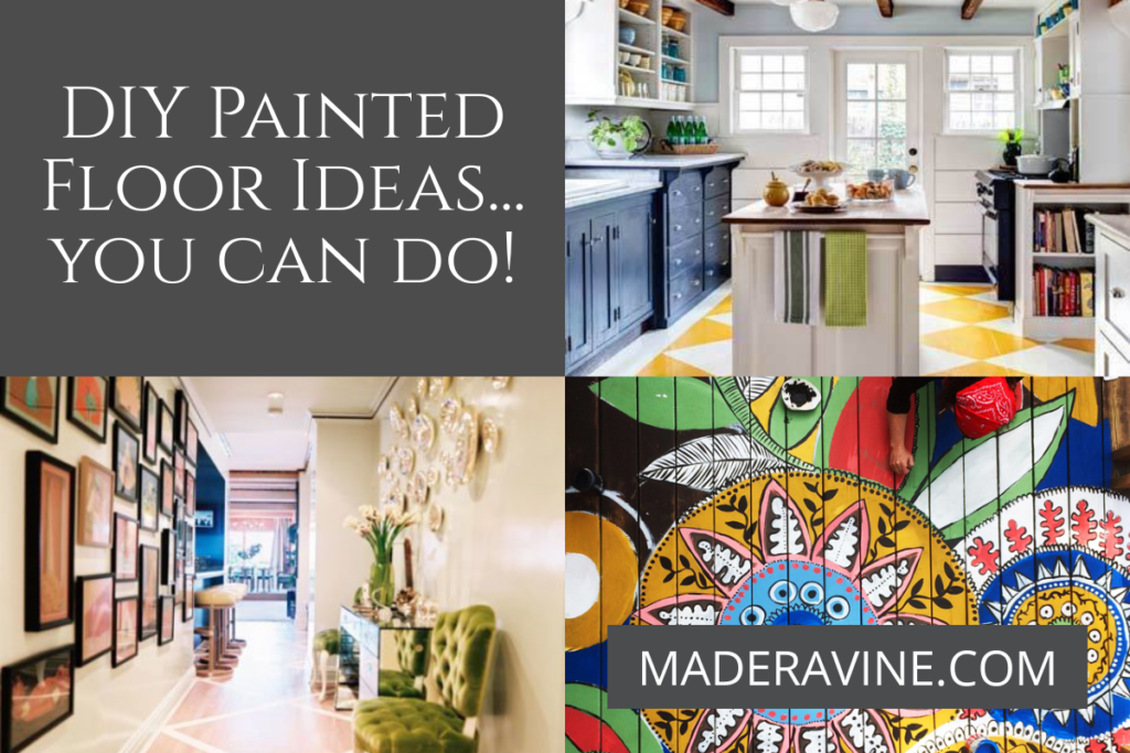 DIY Painted Floor Ideas...you can do! ⋆ MADERA VINE